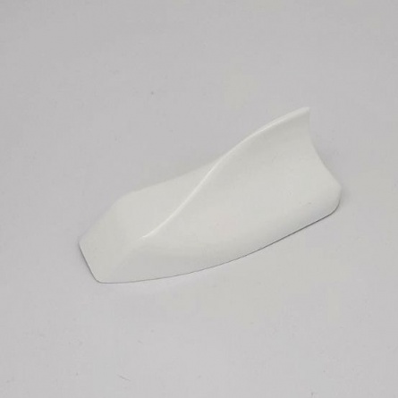 Корпус крашенный (белый) для автомобильной антенны с глонасс для авто Kia Rio 3 "Акулий плавник"  фото 4