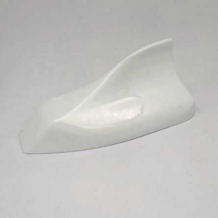 Корпус крашенный (белый) для автомобильной антенны с глонасс для авто Kia Rio 3 "Акулий плавник"  фото 2